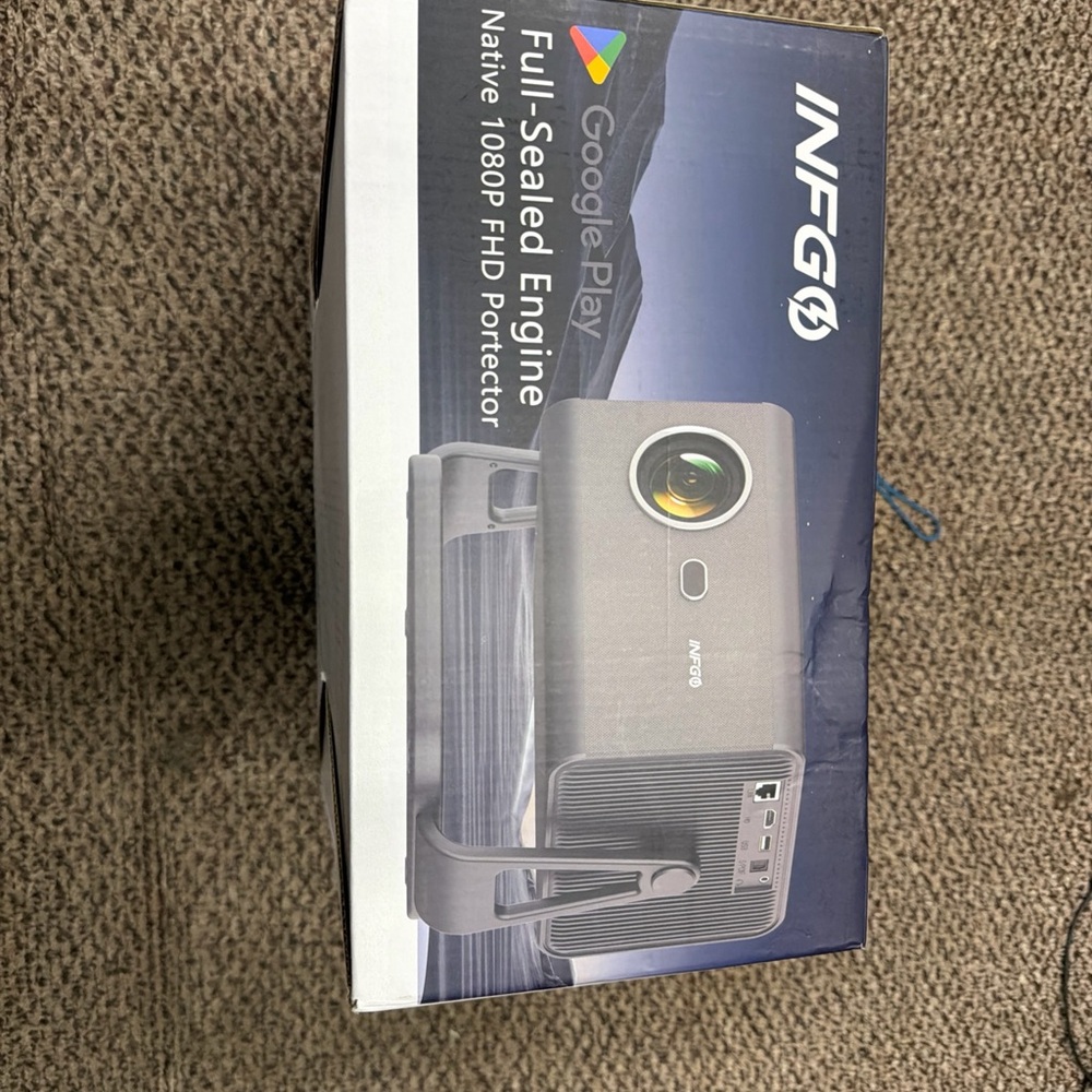 INFGO 800 ANSI Lumen 1080p Projector – Bluetooth & WiFi Home Theater